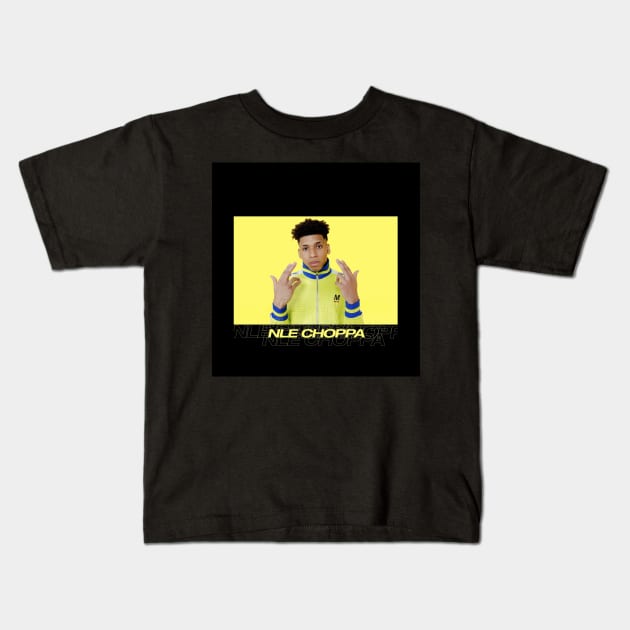 NLE Choppa Kids T-Shirt by jhalfacrelange